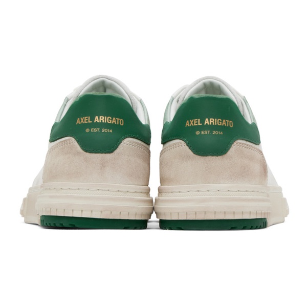  악셀 아리가토 Axel Arigato White & Green Atlas Sneakers 231307M237096