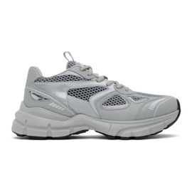 악셀 아리가토 Axel Arigato Gray & Silver Marathon Sneakers 232307F128074