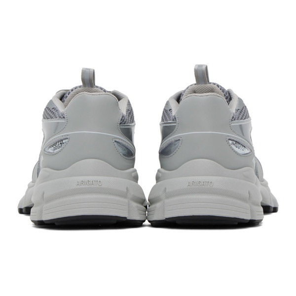  악셀 아리가토 Axel Arigato Gray & Silver Marathon Sneakers 232307F128074