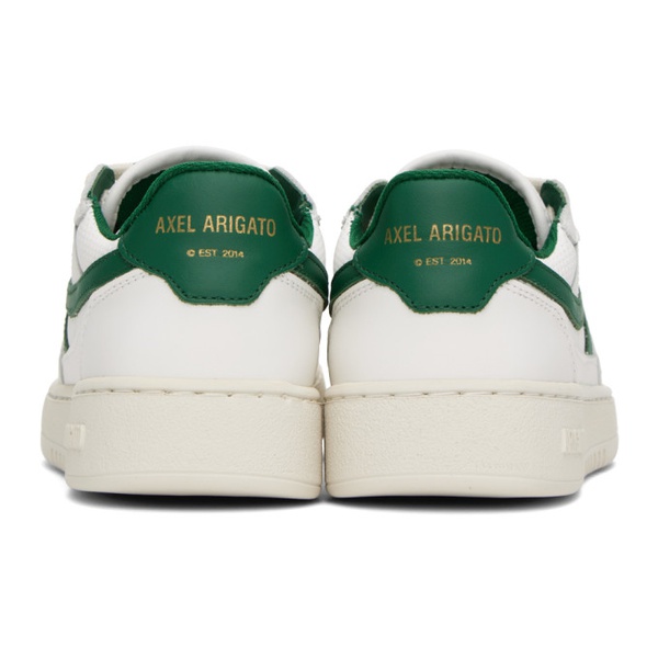  악셀 아리가토 Axel Arigato White & Green Dice-A Sneakers 241307M237009