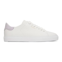 악셀 아리가토 Axel Arigato White & Purple Clean 90 Sneakers 241307F128023
