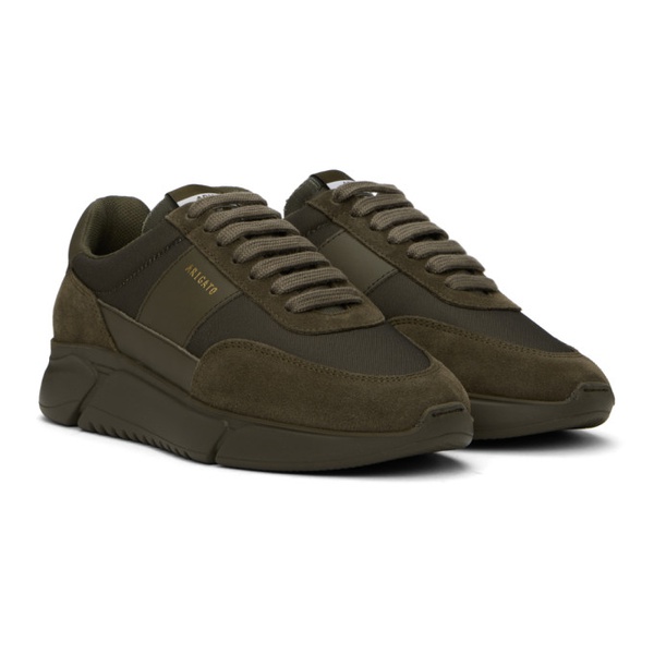  악셀 아리가토 Axel Arigato Khaki Genesis Vintage Runner Sneakers 241307M237046