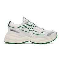 악셀 아리가토 Axel Arigato White & Green Marathon R-Trail Sneakers 222307F128020