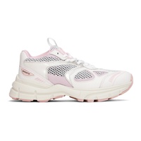 악셀 아리가토 Axel Arigato White & Pink Marathon Sneakers 231307F128049