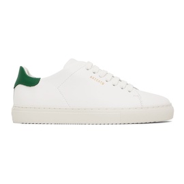 악셀 아리가토 Axel Arigato SSENSE Exclusive White & Green Clean 90 Sneakers 222307F128076