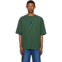 악셀 아리가토 Axel Arigato Green College A T-Shirt 231307M213026