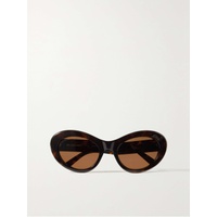 발렌시아가 BALENCIAGA EYEWEAR Monaco cat-eye tortoiseshell recycled acetate sunglasses 790761932