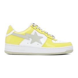 베이프 BAPE SSENSE Exclusive Yellow Sta Sneakers 231546M237020