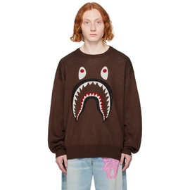 베이프 BAPE Brown Shark Sweater 232546M201003