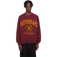 베이프 BAPE Red College Sweatshirt 232546M204001