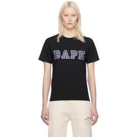 베이프 BAPE Black Printed T-Shirt 232546F110030