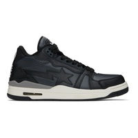 베이프 BAPE Black & Gray Clutch Sta #1 Sneakers 232546M237024