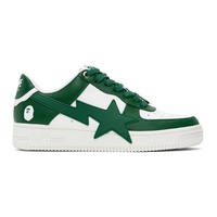 베이프 BAPE Green & White STA OS Sneakers 241546M237031