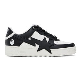 베이프 BAPE Black & White STA OS Sneakers 241546M237032