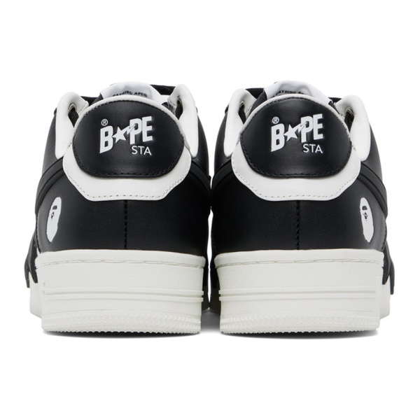  베이프 BAPE Black & White STA OS Sneakers 241546M237032