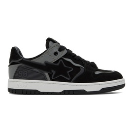 베이프 BAPE Black & Gray Sk8 Sta #6 M2 Sneakers 241546M237016