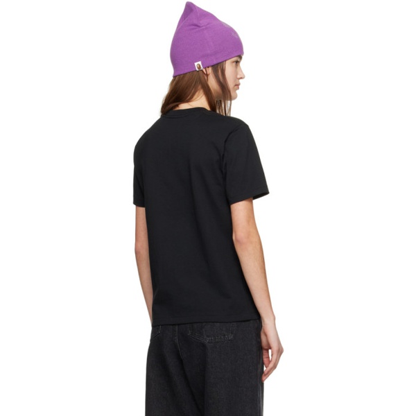  Black & Purple Liquid Camo 베이프 BAPE STA T-Shirt 241546F110002