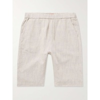 바레나 BARENA Agro Paris Straight-Leg Cotton and Linen-Blend Shorts 1647597307307435