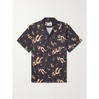 BATHER Camp-Collar Printed Cotton-Sateen Shirt 1647597302303719