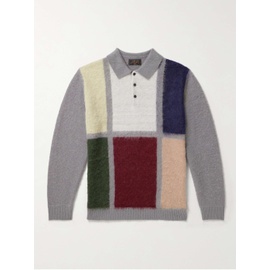 빔즈 플러스 BEAMS PLUS Colour-Block Intarsia-Knit Sweater 1647597319128395