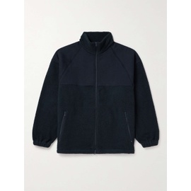 빔즈 플러스 BEAMS PLUS Mil Panelled Cotton-Jersey and Fleece Zip-Up Jacket 1647597319128812