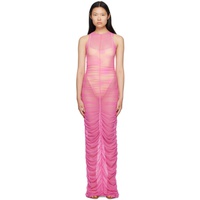 BINYA Pink Lisa Maxi Dress 232557F055003