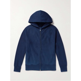 블루 블루 재팬 BLUE BLUE JAPAN Indigo-Dyed Cotton-Jersey Hoodie 1647597319032080