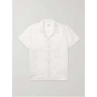 보디 BODE Ivy Camp-Collar Embroidered Silk-Organza Shirt 1647597326794210