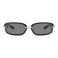 BONNIE CLYDE Black & Silver Bambi Sunglasses 232067F005028
