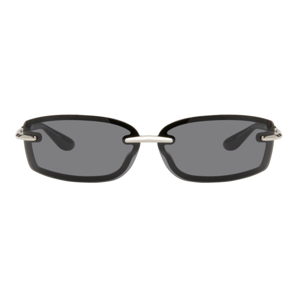  BONNIE CLYDE Black & Silver Bambi Sunglasses 232067F005028