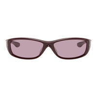 BONNIE CLYDE Burgundy Piccolo Sunglasses 241067F005020