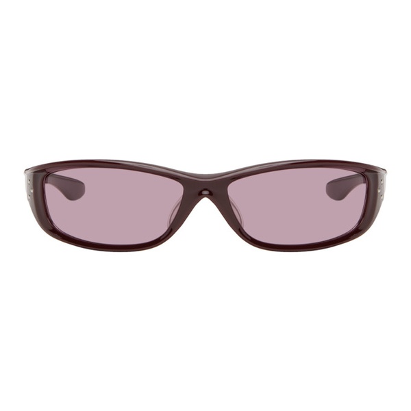  BONNIE CLYDE Burgundy Piccolo Sunglasses 241067F005020