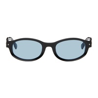 BONNIE CLYDE SSENSE Exclusive Black Rollercoaster Sunglasses 241067M134016