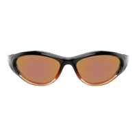 BONNIE CLYDE SSENSE Exclusive Black & Orange Angel Sunglasses 241067M134019