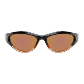 BONNIE CLYDE SSENSE Exclusive Black & Orange Angel Sunglasses 241067F005046