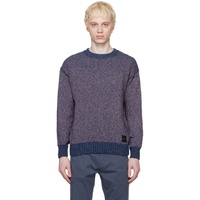 BOSS Navy Relaxed-Fit Sweater 231085M201008