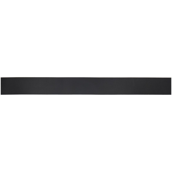  BOSS Black Leather Branded Pin Buckle Belt 241085M131009