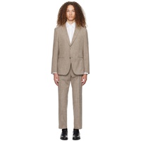 BOSS Beige Slim-Fit Suit 241085M196001