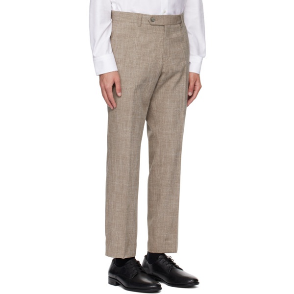  BOSS Beige Slim-Fit Suit 241085M196001
