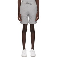 BOSS Gray Two-Pocket Shorts 241085M193010