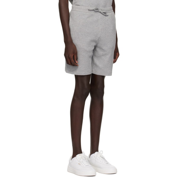  BOSS Gray Two-Pocket Shorts 241085M193010