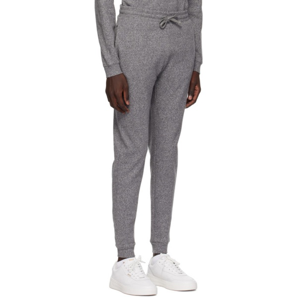  BOSS Gray Two-Pocket Sweatpants 241085M190007
