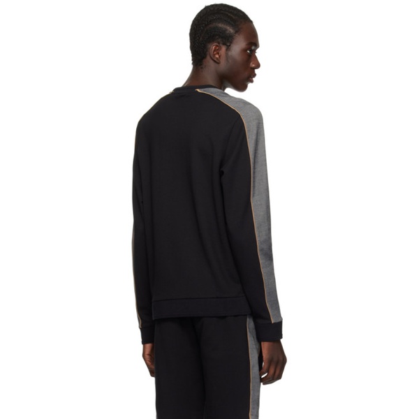  BOSS Black Embroidered Sweatshirt 241085M204001