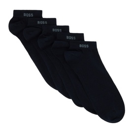 BOSS Five-Pack Navy Socks 241085M220004