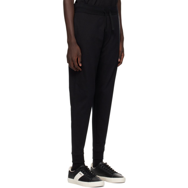  BOSS Black Printed Sweatpants 241085M190010
