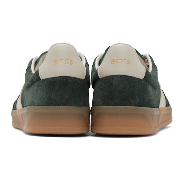 BOSS Green Paneled Sneakers 241085M237013
