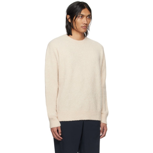  BOSS Beige Relaxed-Fit Sweater 241085M201004