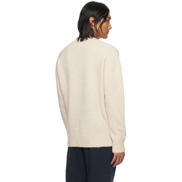  BOSS Beige Relaxed-Fit Sweater 241085M201004