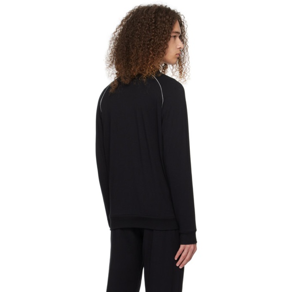  BOSS Black Embroidered Sweater 241085M202001