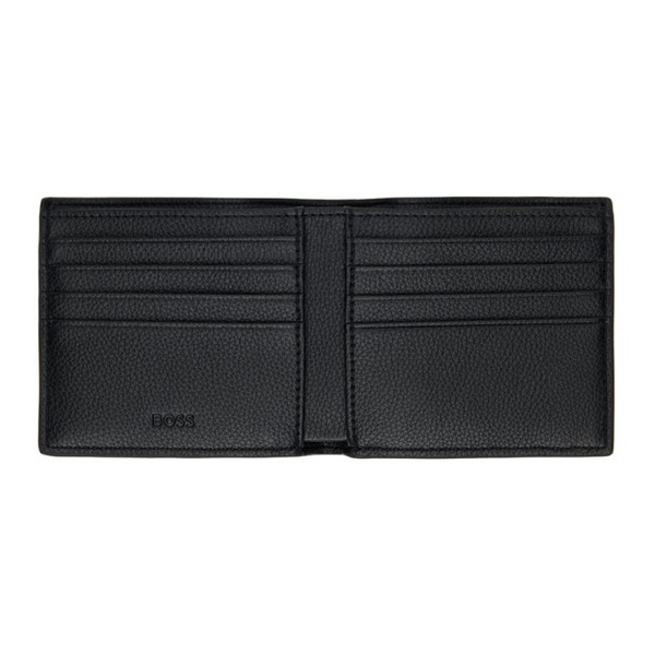  BOSS Black Leather Wallet 241085M164005